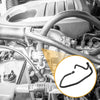 BMW F20 F21 Rubber Black Car Engine Radiator Hose (2014-2019)