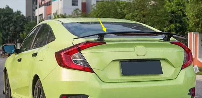 Acura TSX Sedan Universal Rear Wing Spoiler ABS Black with Light