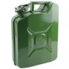 Fuel / Petrol 2.6 Gallon Green Steel Jerry Can w/Spout (No Year)