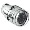 Harley Dyna Chopper Chrome 1 1/4" Handlebar Mount Clamp Clock