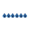 Bike Motorcycle 6 x Blue Titanium M6x30mm Torx Head Bolts