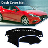 Mazda 3 Axela (2009-2013) Sun Protector Black Blue Dashboard Cover Mat