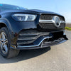 Benz GLE W167 C167 (2020-2023) Carbon Fiber Look Front Bumper Spoiler Lip
