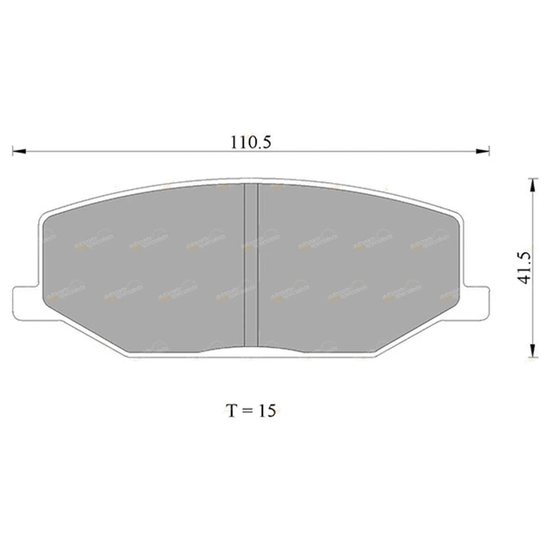Suzuki Jimny 4cyl 1.3L Front Disc Brake Pads Set (1998-2018)