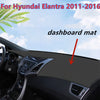 Hyundai Elantra Leather Dashboard Cover Mat Pad (2011–2016)