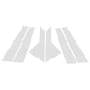 KIA K5 6 Pcs Chrome Silver Door Pillar Trim (2021-2023)