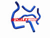 Honda CB400 Silicone Radiator Hose BLUE (1998-2006)