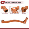 Kayo T6 Orange Folding Gear Shifter Lever