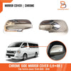 Toyota Hiace Commuter Electric Adjust Chrome Mirror Cover Trim (2005-2019)