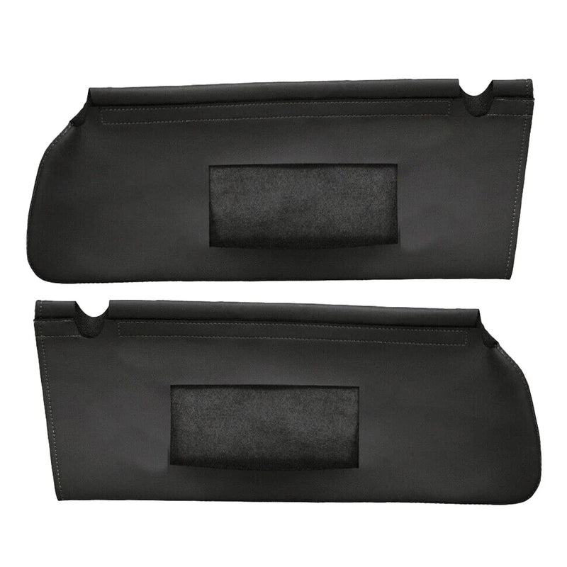 Chevy Tahoe Suburban Yukon Microfiber Leather Sun Visor Cover (95-99)