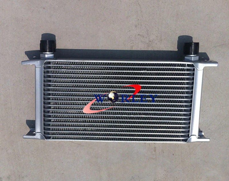 Universal Engine Transmission 19 Row AN10 Aluminum Oil Cooler