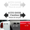 Car 1 x Auto Door Caution Do Not Pull Decal Sticker