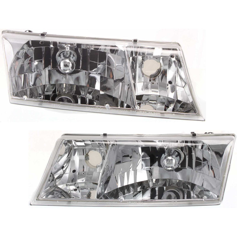 Headlights Headlamps Left & Right Pair Set for 98-02