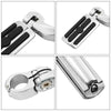 Harley Touring 1-1/4" Motorcycle Short Highway Engine Guard Footpegs