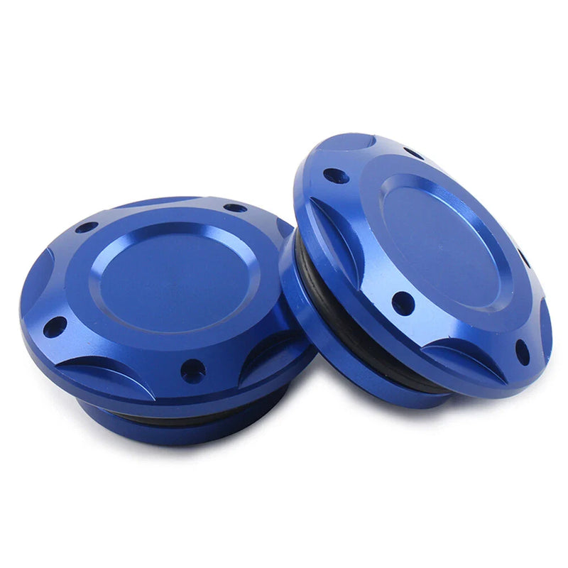 Yamaha YZF-R3 MT-03 R25 MT25 Blue Frame Hole Caps Plug Cover (2015-2023)