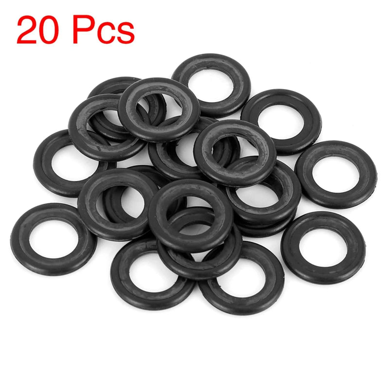 Chevrolet Buick 20 pcs M14 Rubber Oil Drain Plug Crush Gasket Washer