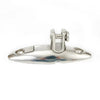 1 3/16 x 3 1/2 QUICK RELEASE Deck Silver Hinge Mount Bimini Top Marine Hardware