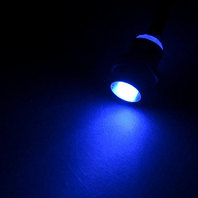 Dash Panel Light Bulb 10 x Blue 8mm LED Indicator Lamp