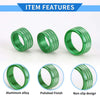 Dodge Challenger Tune Switch Knob Cover Ring 3 Pcs Green (2015-2019)