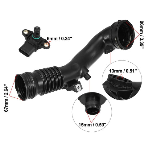 BMW X5 Air Charge Turbo Induction Pipe with Sensor Kit (2012-2013)