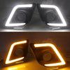 Toyota Hilux Fog Lamps Day Running Lights w Turn Signal (2015–2017)
