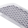 Car Universal White Rear Bumper Diffuser with Exhaust Tip