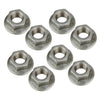 Various Makes & Models 16 x M10 x 1.25 Stainless Steel Hex Flange Nuts