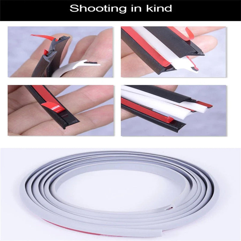 Car 10M Rubber Sealing Strip T-Type Weatherstrip Trim