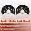 Toyota Scion 2 x Front Left Right Brake Dust Shield