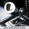 Toyota Corolla Black Grey Faux Leather Gear Shift Knob Cover (2009-2013)