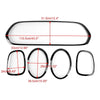 Mini Cooper S F55 F56 F57 (2014-2023) - Front Rear Fog Light Trim Grille Kit