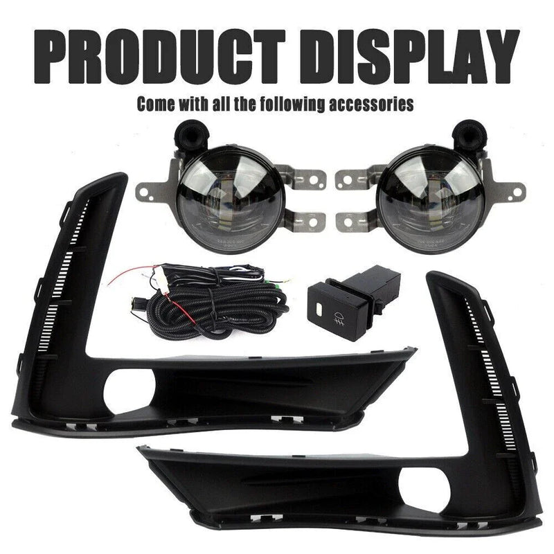 Honda CR-V 2023-2024 Bumper w / Bulb Switch & Bezel Set LED Fog Lights