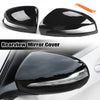 Benz C E GLC Class 2 x Mirror Cover Caps Gloss Black (2016-2020)