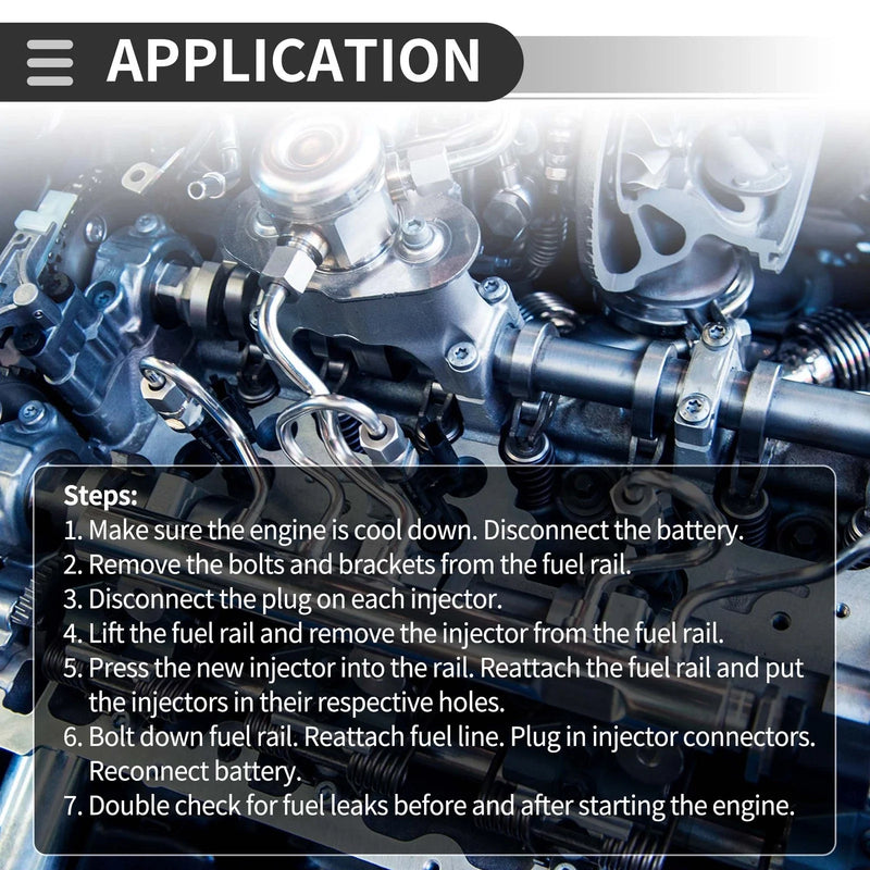 BMW X5 35i 3.0 (2014-2016) Black 1 Pc Fuel Injector