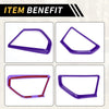 Jeep Wrangler JL JLU (2018-2024) Purple A Pillar Speaker Cover Trim