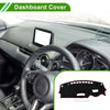 Mazda CX-3 (2016-2022) Sun Protector Pad Black Red Dash Cover Mat
