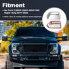 Ford Super Duty 2 x Top Half Mirror Cover Caps & 4 x Door Handle Cover Trims