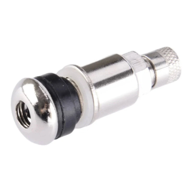 Car & Truck 4pcs Stainless Steel Tire Valve Stems with Dust Caps
