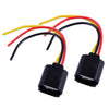 Car 9008/H13 Ceramic Headlight Extension Socket Wire Connector