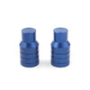 Motorcycle, Car, Trucks - Universal Wheel Covers Blue Valve Stem Caps