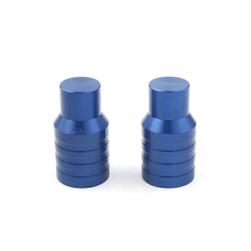 Motorcycle, Car, Trucks - Universal Wheel Covers Blue Valve Stem Caps