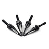 Harley Road Glide 2015-2023 Aluminum Black / White 4x Windshield Spike Bolts
