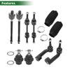 Ford F-150 10 Pcs Front Suspension Kit Tie Rod Ends (2004-2023)