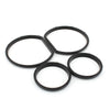 Harley Tri Glide 4pcs Black Gauge Bezel Kit (2014-2023)