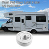 RV Marine Boat Deck 2 x Round Flush Pull Slam Latch Hatch with Key Beige