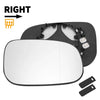 Volvo C30 C70 S40 S60 V50 V70 Heated Right Side Mirror Glass (2001-2016)