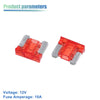 Vehicles 5 x Car Fuse Tap Circuit Adapters with 10A Mini Blade Fuses