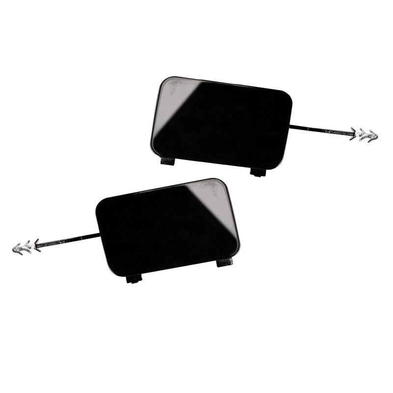 Q5 2x Rear Bumper Tow Hook Cap Towing Eye Cover (2008–2017)