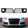 Audi TT Glossy Black Honeycomb Fog Light Grille (2009-2014)