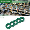 Oil Seal Rotary Shaft Seal TPU 12x22x8mm High Pressure Green 5 Pcs